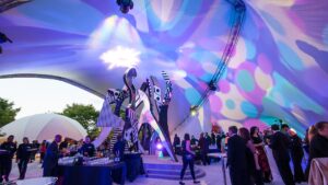 Large Saddlespan Tent Rental Gala Fundraiser