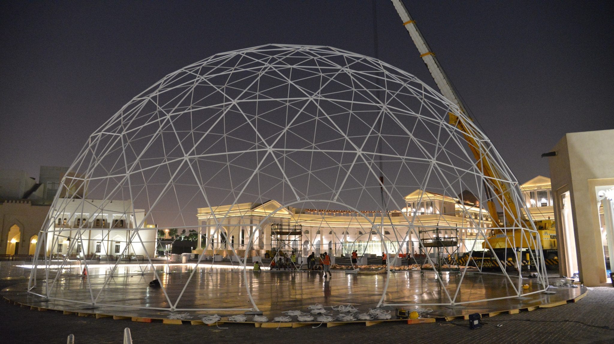 Geodesic dome tents- experiential marketing